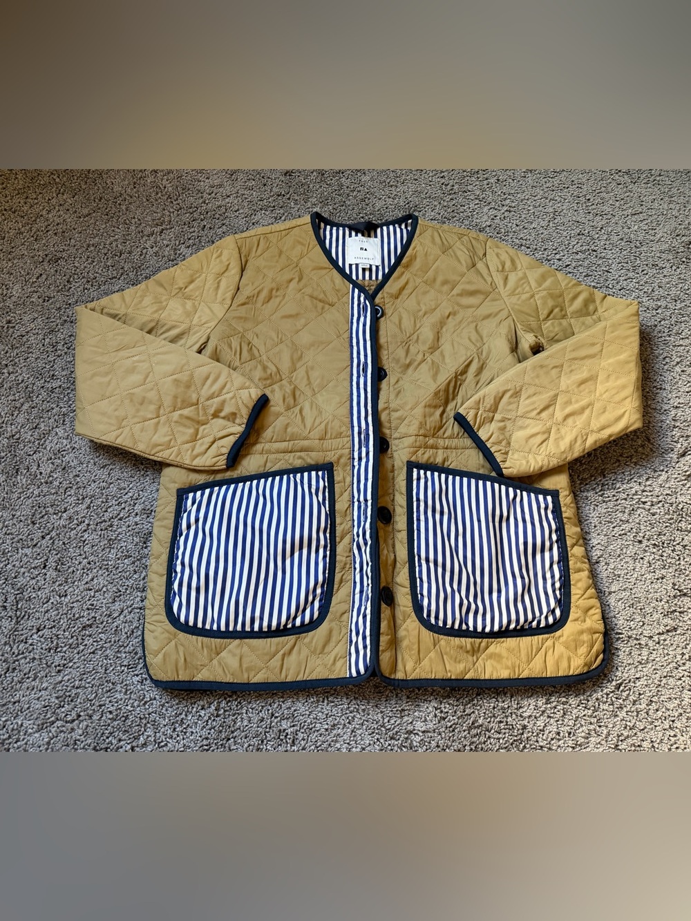 Free Assembly Collarless Jacket - Picture 1 of 3
